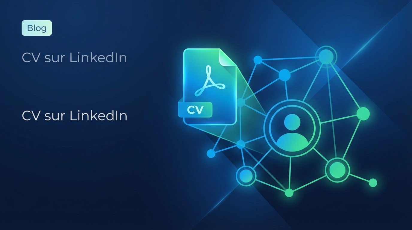 comment ajouter un cv pdf sur son profil linkedin
