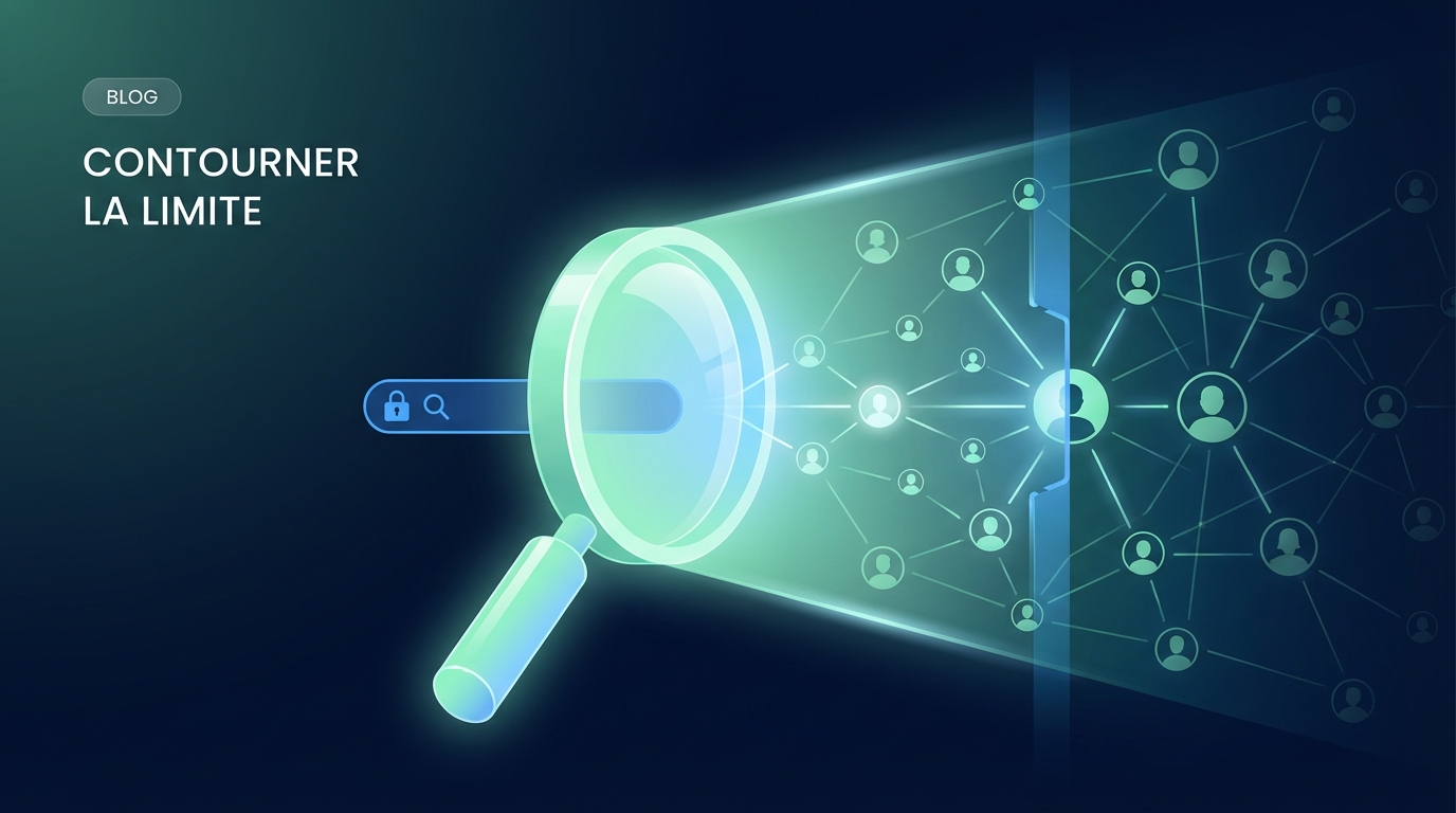 Comment contourner la limite de recherche LinkedIn ?

