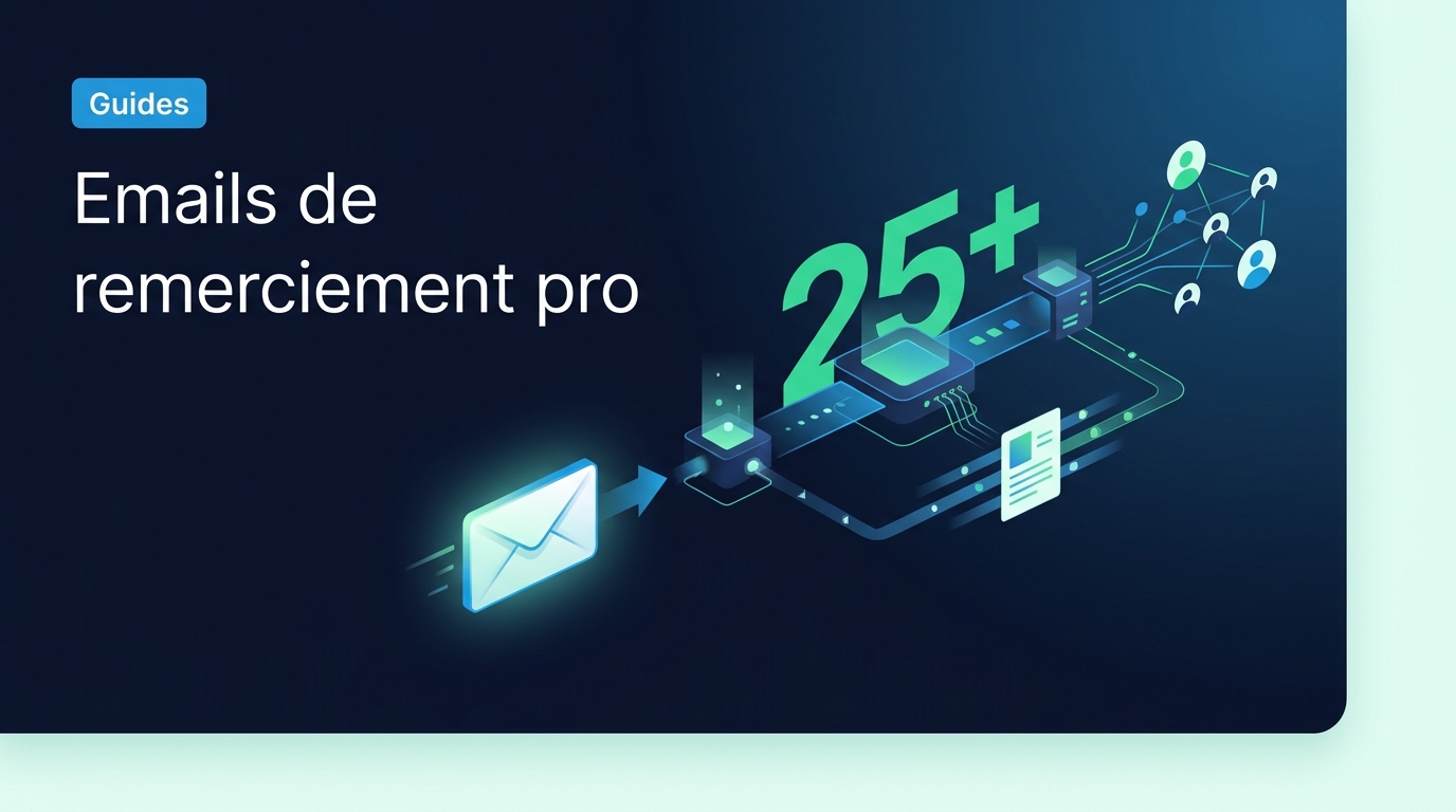 Modèles d'emails de remerciement professionnels : 25+ templates pour renforcer vos relations B2B en 2026