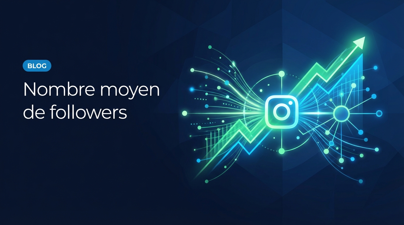Quel est le nombre moyen de followers sur Instagram ?
