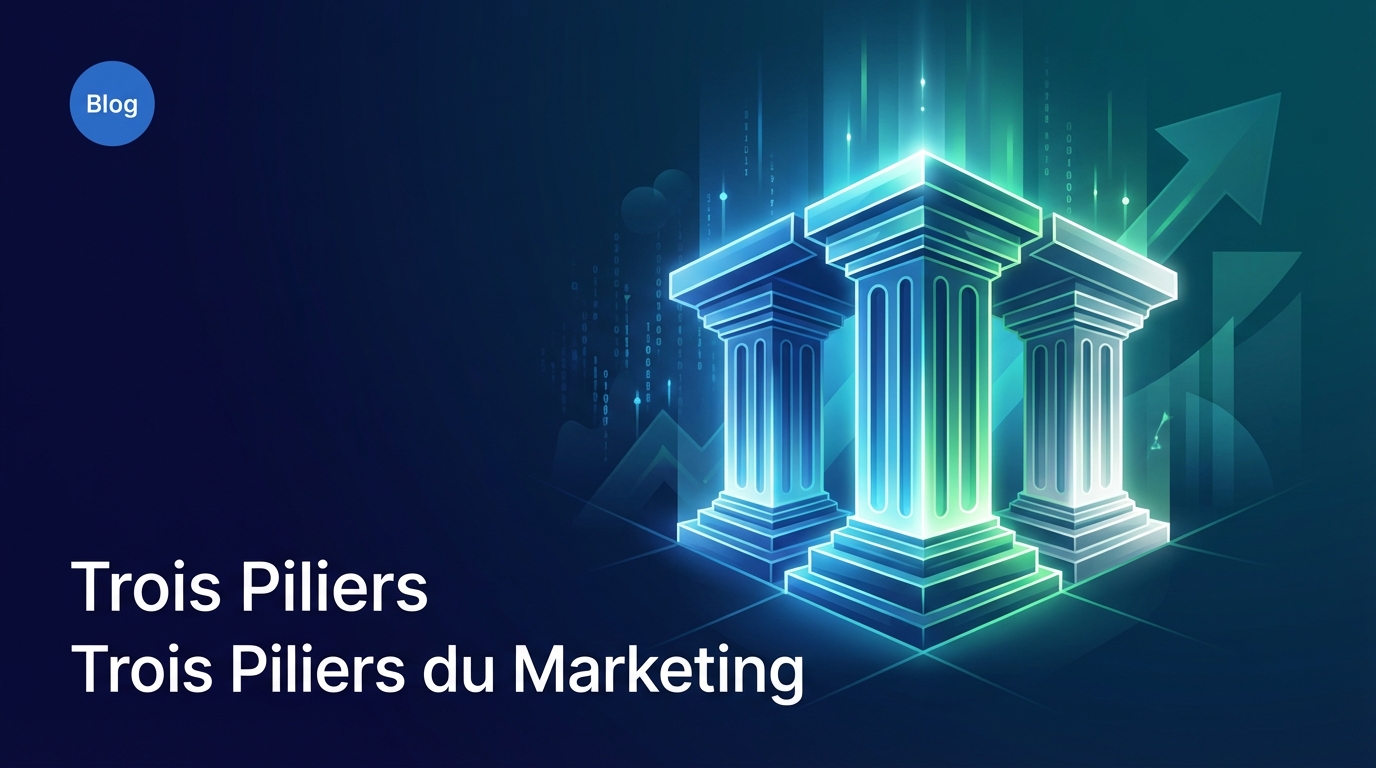 Quels sont les 3 piliers du marketing ?
