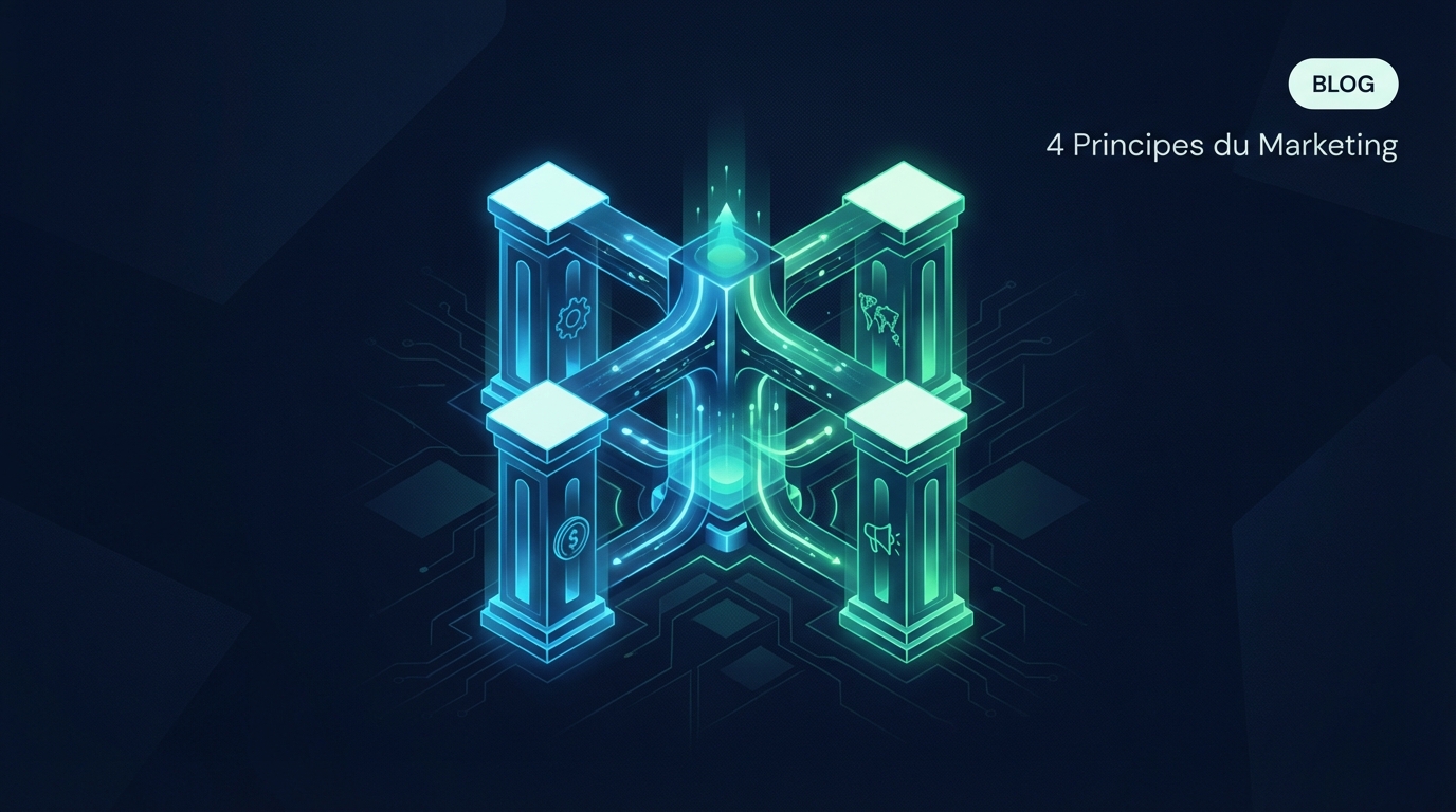 Quels sont les 4 principes du marketing ?
